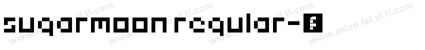 sugarmoon regular字体转换